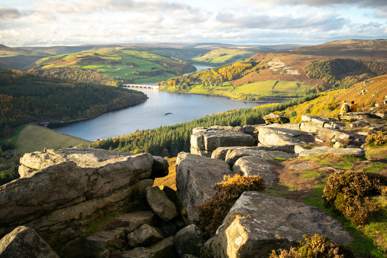 Rural Peak District with treasure hunt clues as part of a Peak District adventure
