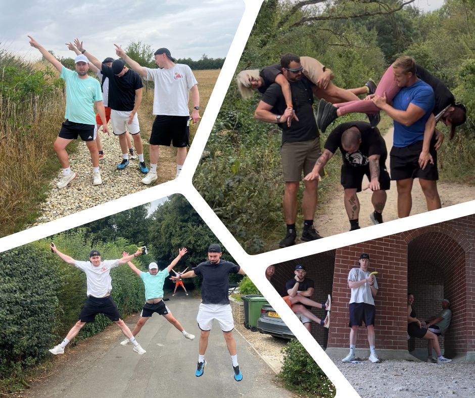 Team-building treasure hunt race in the Cotswold's.