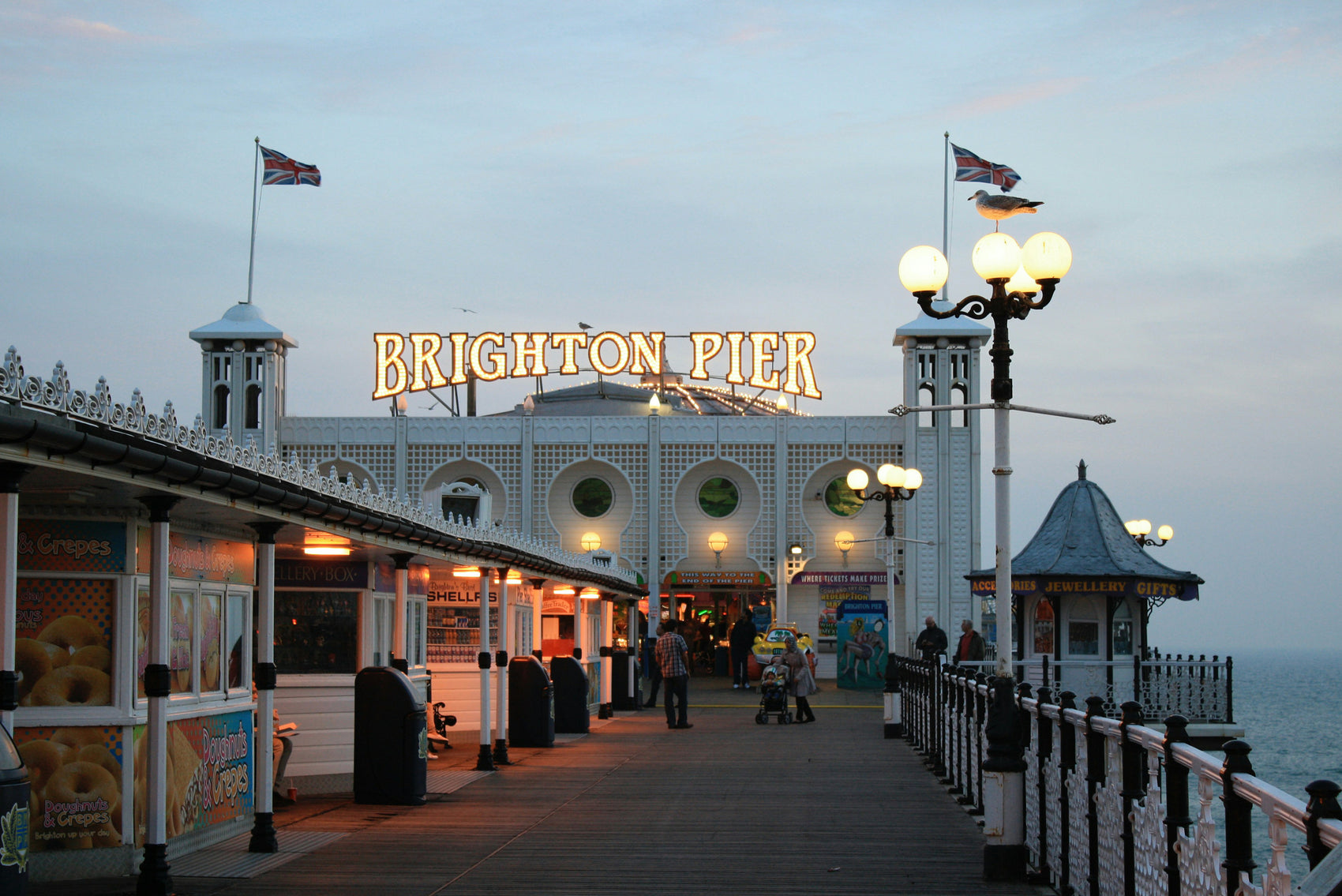 Brighton Pier with treasure hunt clues as part of a Brighton adventure