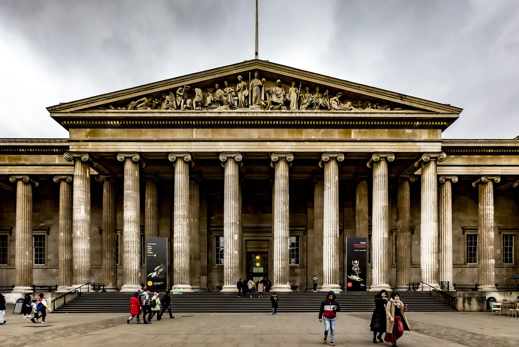 British Museum with treasure hunt clues as part of London Bloomsbury adventure