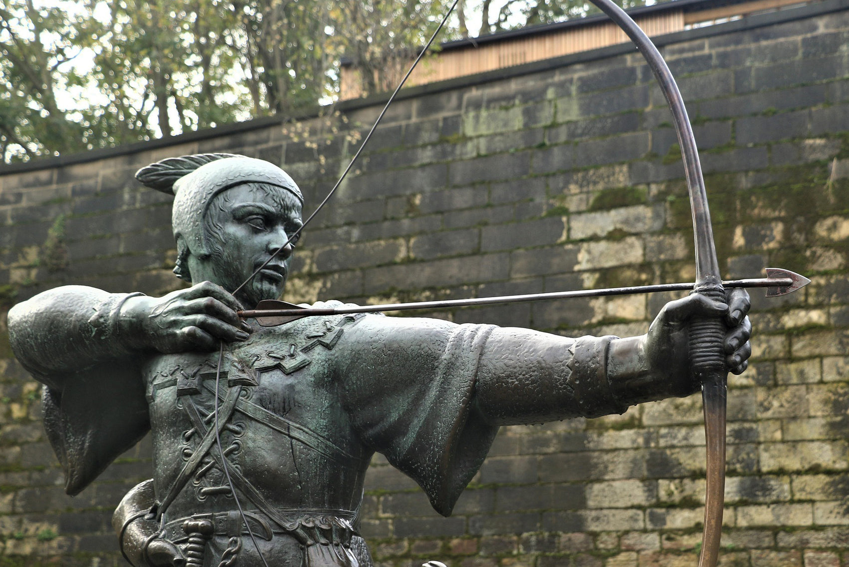 Nottingham Robin Hood with treasure hunt clues as part of a Nottingham adventure