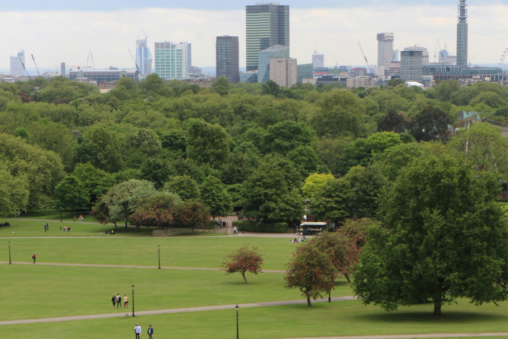 Primrose Hill with treasure hunt clues as part of a London Regents Park adventure