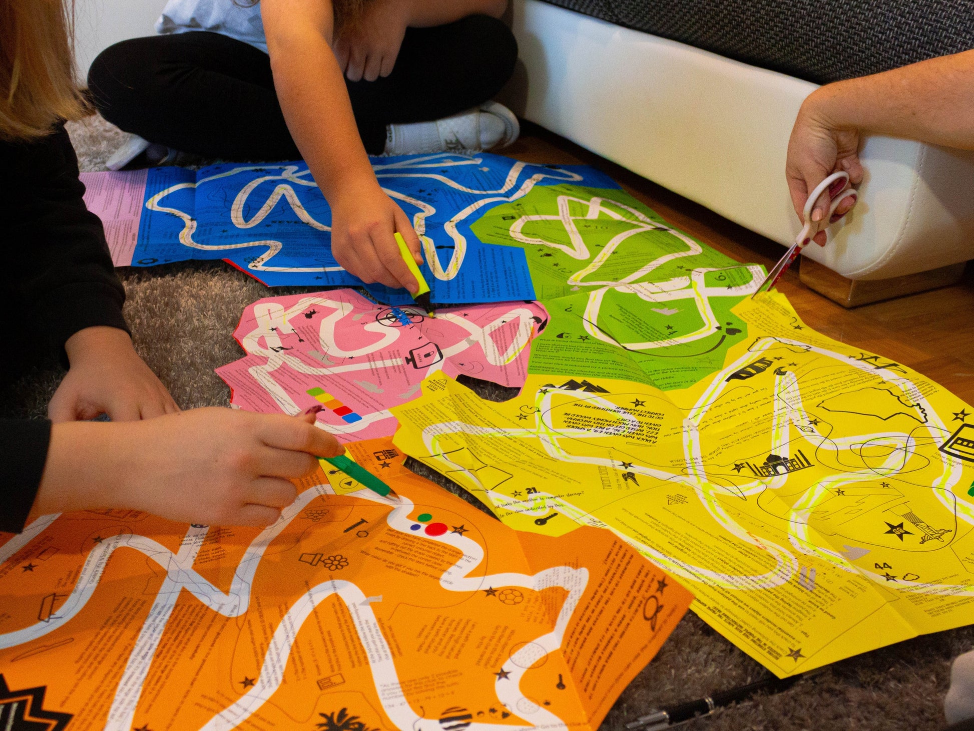 Indoor family activity Puzmat