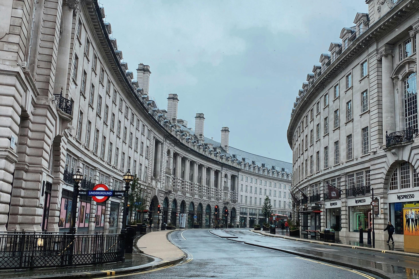 Regents Street with treasure hunt clues as part of a London West End adventure