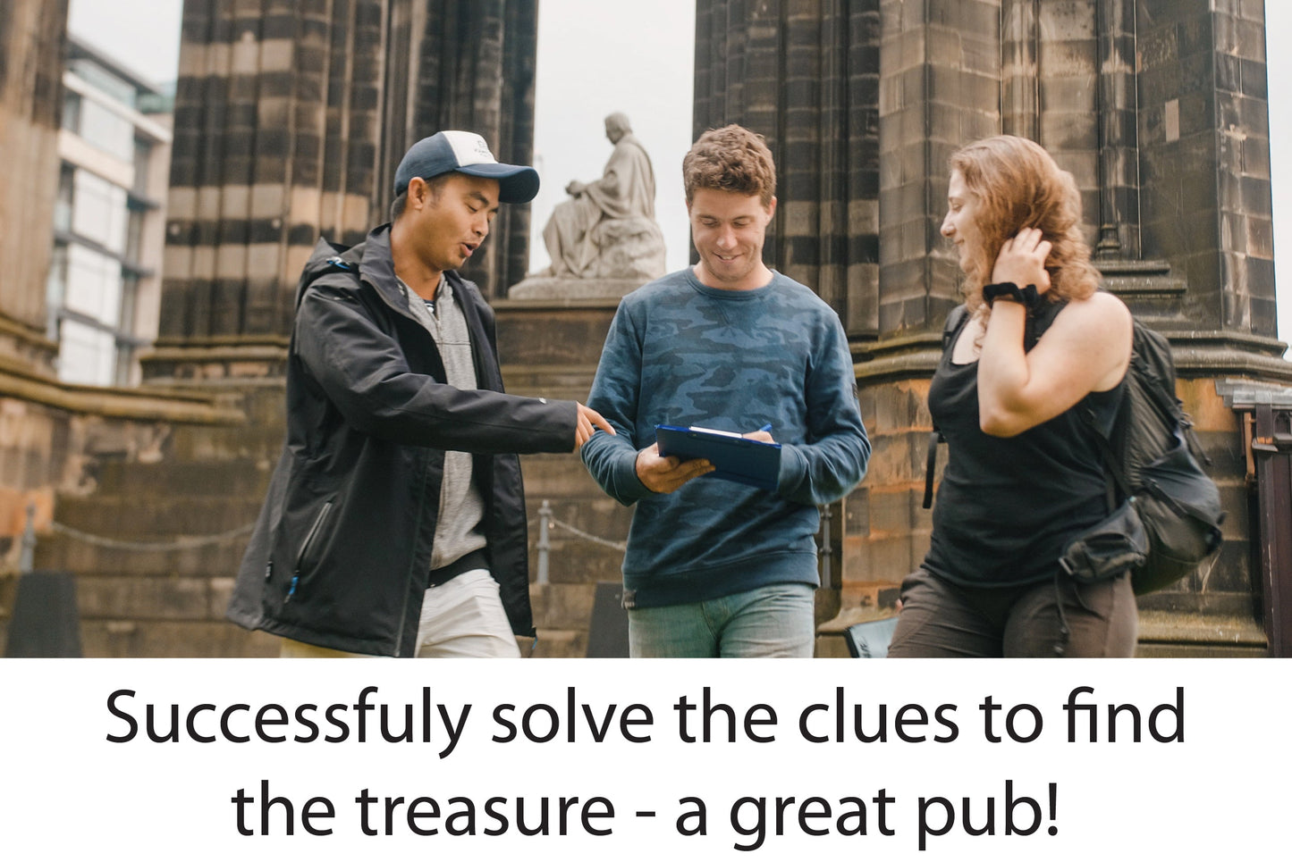 Following Birmingham Race treasure hunt clues to the final pub stop